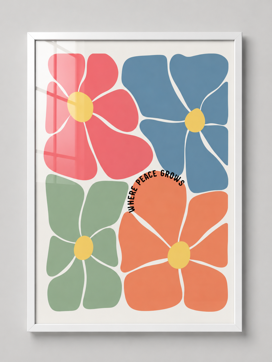 Where Peace Grows – 1 — premium glossy duvar posteri