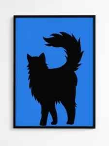 Neon Cats Trio — 3'lü Set — Dopamine Decor Studio poster