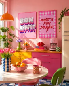 Bon Appetit — Mutfak İkilisi — Dopamine Decor Studio poster