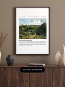 Pissarro — Jalais Hill, Pontoise — Dopamine Decor Studio poster