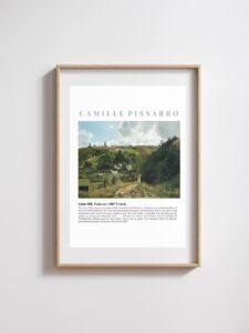Pissarro — Jalais Hill, Pontoise — Dopamine Decor Studio poster