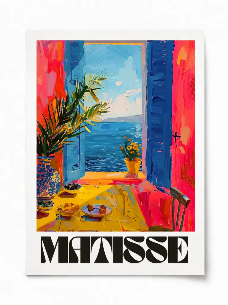 Matisse — creativity takes courage poster — duvar posteri