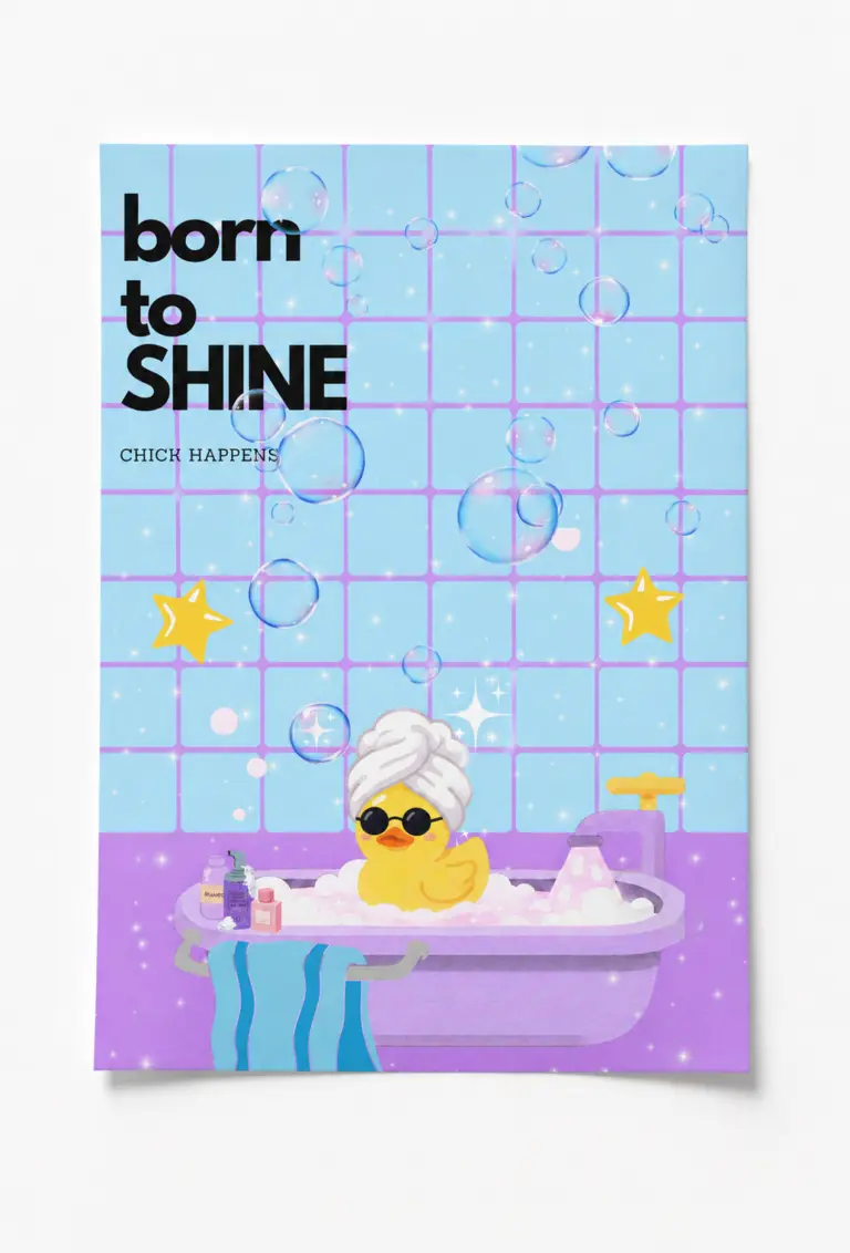 born to shine 1 poster — duvar posteri