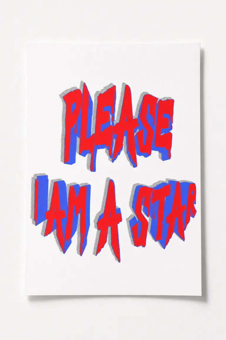 please, I am a star poster — duvar posteri