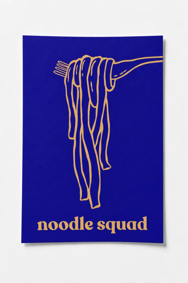 noodle squad poster — duvar posteri