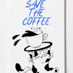 save the coffee club poster — görsel 1