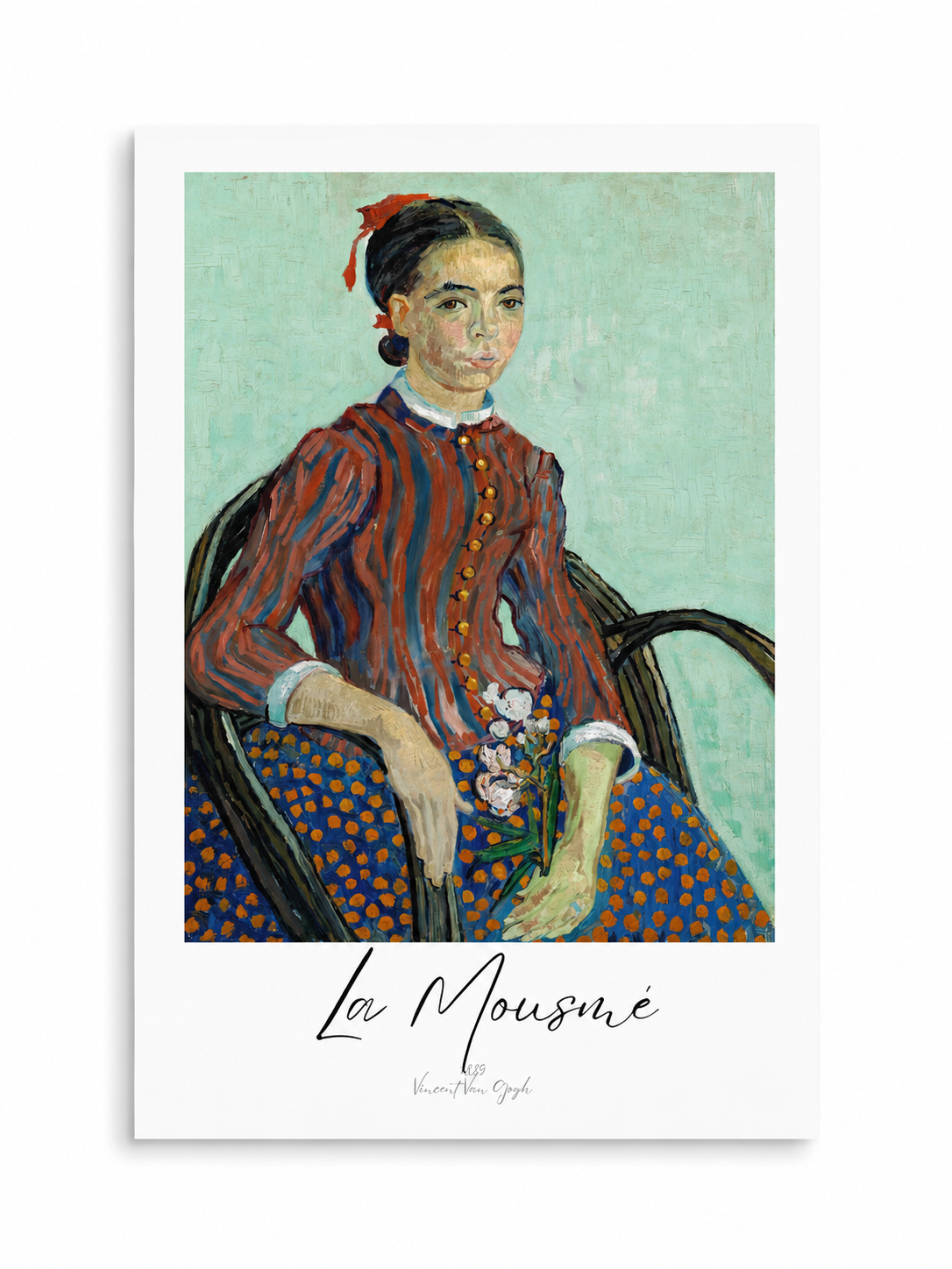 La Mousmé — premium satin fotoğraf kağıdı duvar posteri