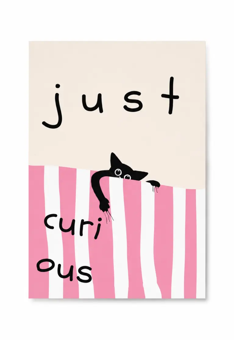 Just curious poster — duvar posteri